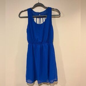 No Boundaries Royal Blue Sleeveless Top